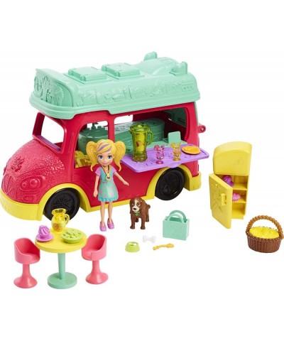 Swirlin’ Smoothie Truck Playset with Polly Doll and Accessories $42.58 Doll Playsets