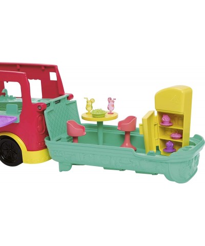 Swirlin’ Smoothie Truck Playset with Polly Doll and Accessories $42.58 Doll Playsets