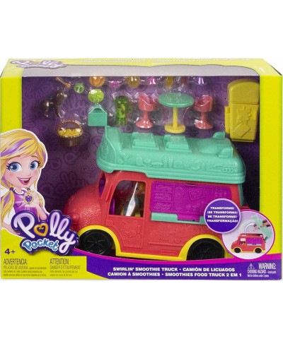 Swirlin’ Smoothie Truck Playset with Polly Doll and Accessories $42.58 Doll Playsets