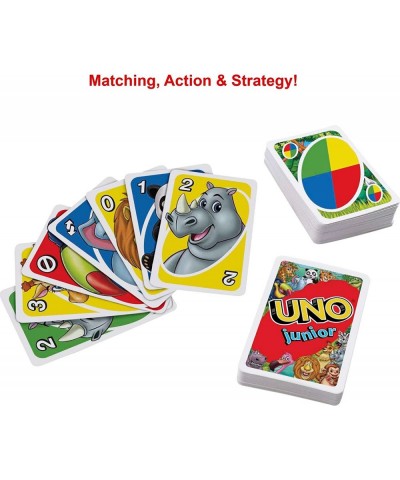 UNO Junior Card Game with 45 Cards Gift for Kids 3 Years Old & Up $15.42 Card Games