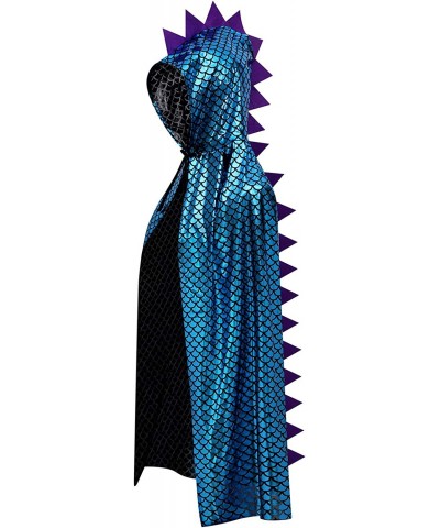 Kids Halloween Dinosaur Costume Cape Dragon Dress up Hooded Cloak Role Play Cosplay Outfit Birthday Party Favors $18.12 Kids'...