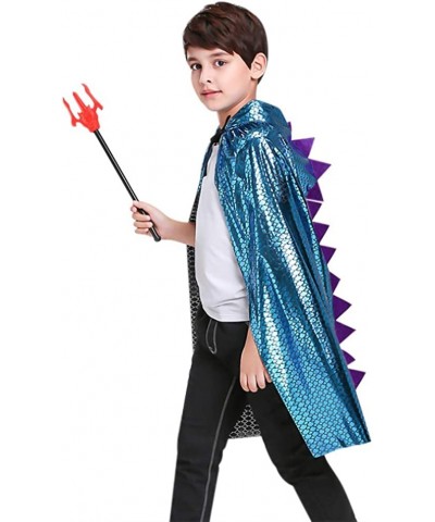 Kids Halloween Dinosaur Costume Cape Dragon Dress up Hooded Cloak Role Play Cosplay Outfit Birthday Party Favors $18.12 Kids'...