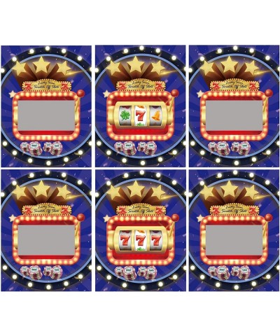 Casino Games Scratch Off Gambling Cards for Fun Vegas Casino Gambling Games Night Party Supplies 30 Pack Slot Machine Theme D...