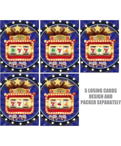 Casino Games Scratch Off Gambling Cards for Fun Vegas Casino Gambling Games Night Party Supplies 30 Pack Slot Machine Theme D...