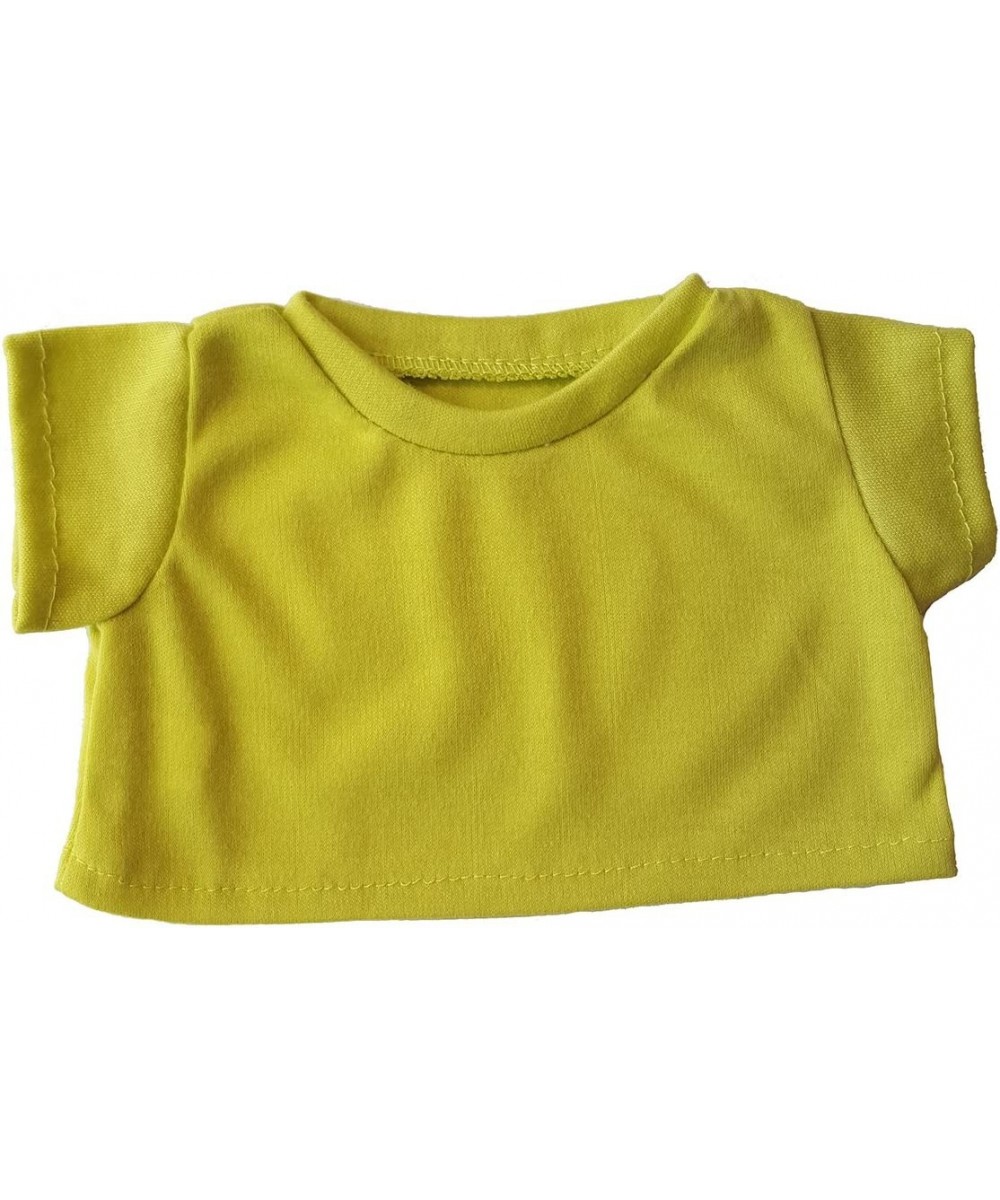 Safety Green Basic Tee Shirt Teddy Bear Clothes Fit 14" - 18" Build-a-bear and Make Your Own Stuffed Animals $21.28 Stuffed A...