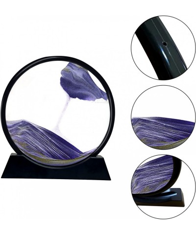 Moving Sand Art Decoration Flowing Sand Painting Round Glass 3D Deep Sea Sandscape in Motion Display Flowing Sand for Home De...