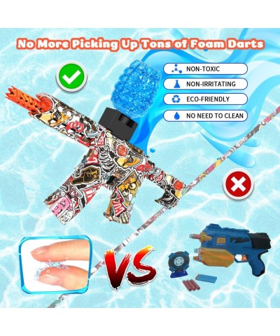 Gel Ball Blaster Splatter Splat Ball Blaster with 10 000 Water Beads and Goggles Backyard Fun and Outdoor Shooting Games for ...