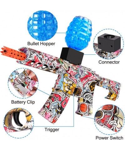 Gel Ball Blaster Splatter Splat Ball Blaster with 10 000 Water Beads and Goggles Backyard Fun and Outdoor Shooting Games for ...