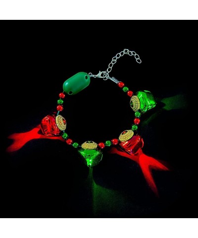 Light-Up Christmas Jingle Bell Bracelets - 6 Pieces $34.40 Kids' Dress-Up Accessories