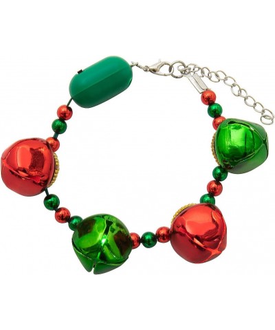 Light-Up Christmas Jingle Bell Bracelets - 6 Pieces $34.40 Kids' Dress-Up Accessories