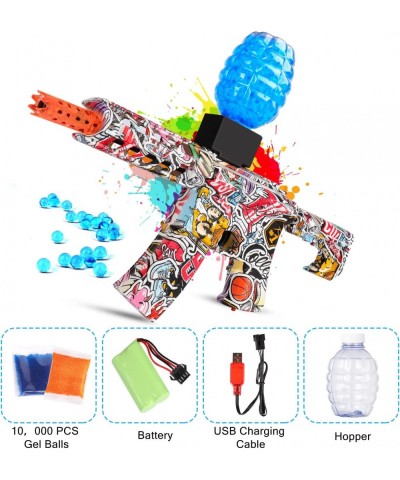 Gel Ball Blaster Splatter Splat Ball Blaster with 10 000 Water Beads and Goggles Backyard Fun and Outdoor Shooting Games for ...