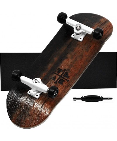 Prolific Complete Fingerboard - Pro Board Shape and Size Bearing Wheels  and Trucks - 32mm x 97mm Handmade Wooden Board - Dou...