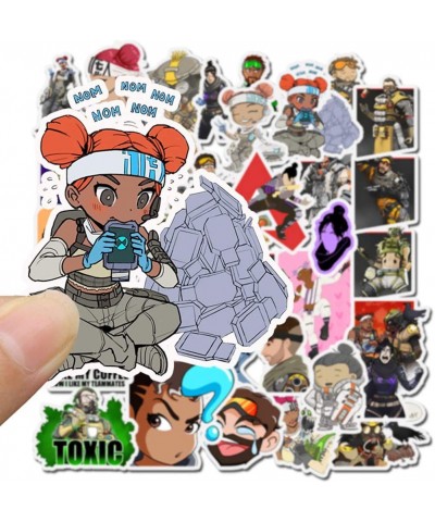 Apex Legends Sticker 50 Pcs Waterproof Removable Cute Beautiful Stylish Teen Stickers Suitable for Boys and Girls in Water Bo...