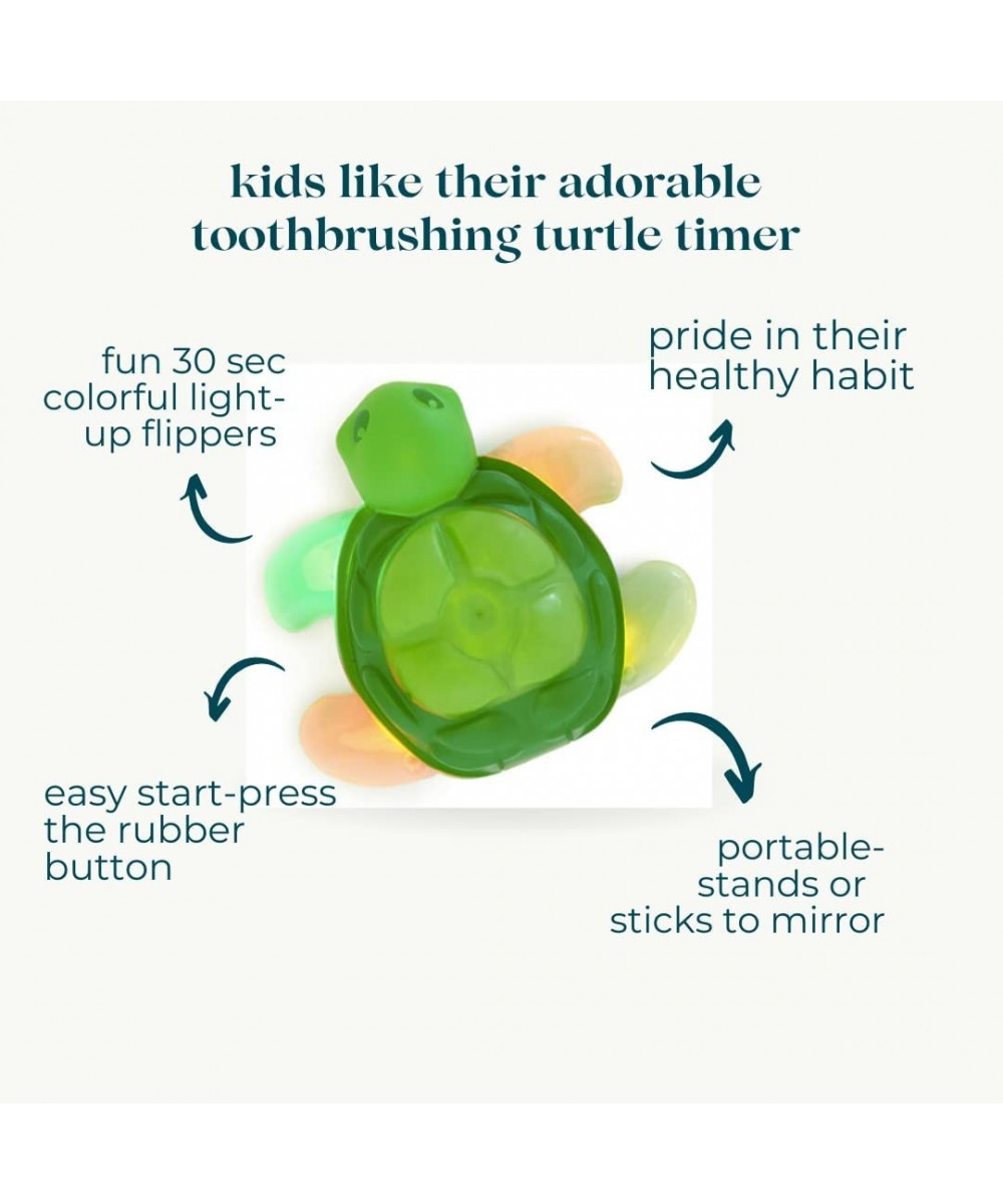 Toothbrushing Turtle Timer 2 Minute with Colorful 30 Sec Light Up Flippers $40.39 Board Games