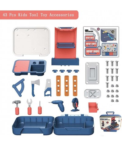 3 in 1 Kids Tool Bench for Toddlers 43 PCS Kids Tool Set Pretend Play Tool Toy Set $34.03 Toy Construction Tools