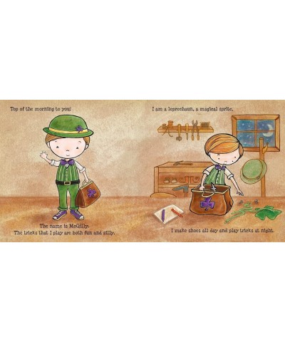 Silly McGilly St Patricks Day Book st Patricks Day Fun Childrens Book Leprechaun Tricks Family Toys $48.77 Plush Figure Toys