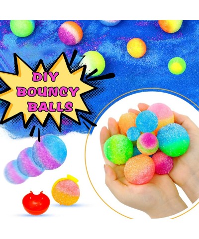 Make Your Own Bouncy Ball Kit for Kids DIY Magic Light-up Jumbo Crystal Balls Craft Kits 80 Bags of Crystal Powder STEM Scien...