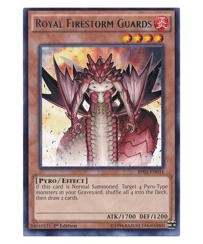 Royal Firestorm Guards (BP03-EN034) - Battle Pack 3: Monster League - 1st Edition - Rare $14.27 Card Games