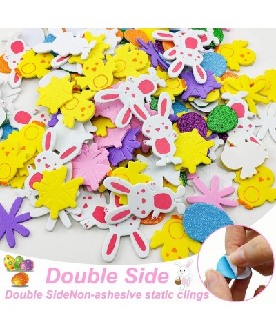 188pcs Easter Foam Stickers Set - Foam Easter Bunny Foam Eggs Preschool Easter Crafts for Kids Ages 4-8 Fun Home Activities D...