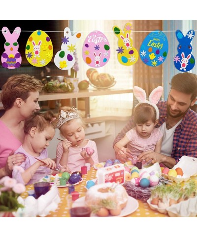 188pcs Easter Foam Stickers Set - Foam Easter Bunny Foam Eggs Preschool Easter Crafts for Kids Ages 4-8 Fun Home Activities D...