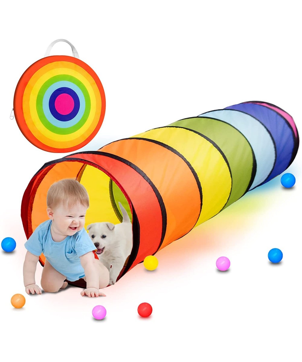 Kids Crawl Through Play Tunnel Pop Up Baby Tunnel for Toddlers Collapsible Colorful Crawl Tube for Children Indoor & Outdoor ...