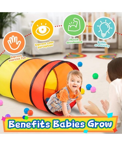 Kids Crawl Through Play Tunnel Pop Up Baby Tunnel for Toddlers Collapsible Colorful Crawl Tube for Children Indoor & Outdoor ...