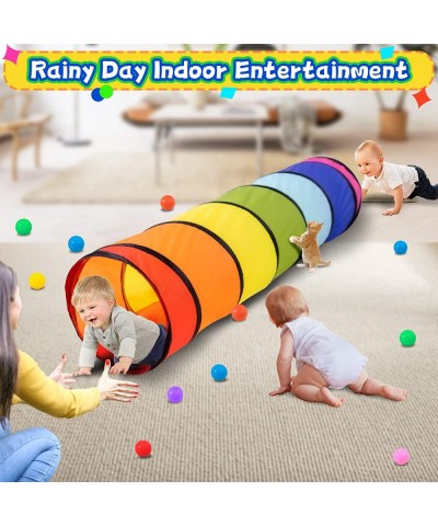 Kids Crawl Through Play Tunnel Pop Up Baby Tunnel for Toddlers Collapsible Colorful Crawl Tube for Children Indoor & Outdoor ...