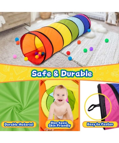 Kids Crawl Through Play Tunnel Pop Up Baby Tunnel for Toddlers Collapsible Colorful Crawl Tube for Children Indoor & Outdoor ...