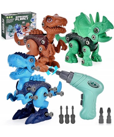 Take Apart Dinosaur Toys for Kids 3-5 5-7 STEM Educational Building Construction Kids Toys with Electric Drill Birthday for B...