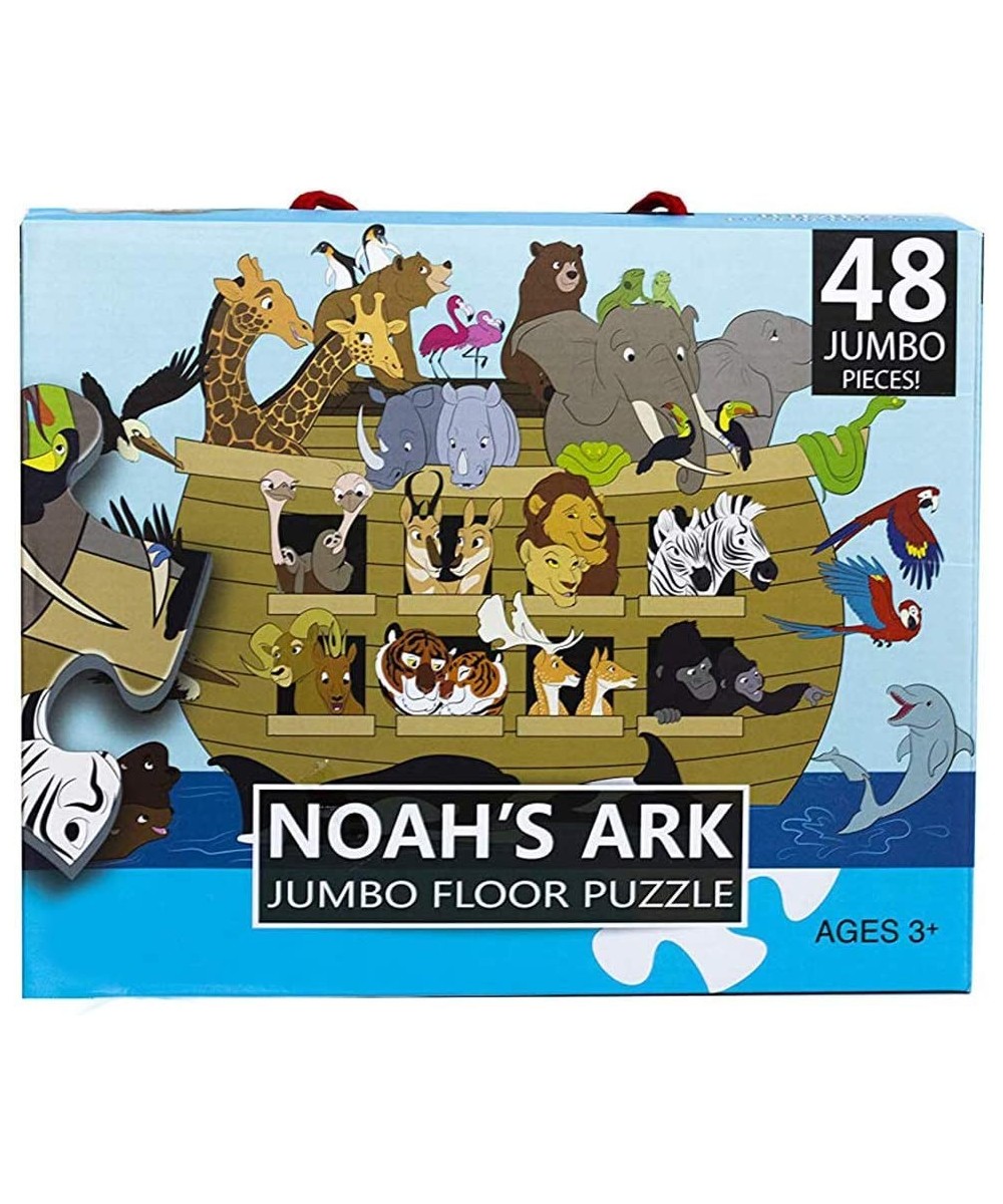 Religious Floor Puzzle for Kids - Noah's Ark - Jumbo Jigsaw Puzzle Christian Bible Educational Game 48-Piece 3 x 2 Feet $31.0...