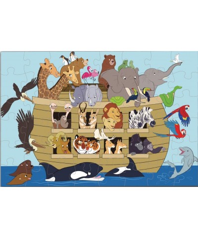 Religious Floor Puzzle for Kids - Noah's Ark - Jumbo Jigsaw Puzzle Christian Bible Educational Game 48-Piece 3 x 2 Feet $31.0...