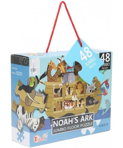 Religious Floor Puzzle for Kids - Noah's Ark - Jumbo Jigsaw Puzzle Christian Bible Educational Game 48-Piece 3 x 2 Feet $31.0...