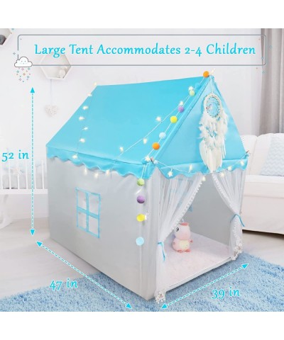 Kids Play Tent Indoor Playhouse for Girls Toddlers Kids Large Princess House Tent with Lights Indoor Children Play House Toys...