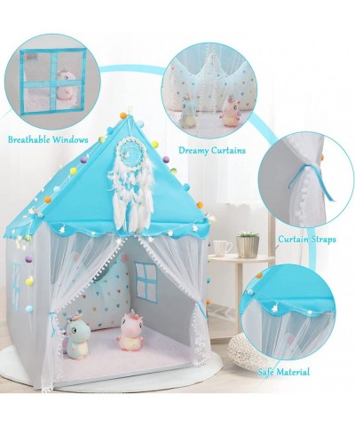 Kids Play Tent Indoor Playhouse for Girls Toddlers Kids Large Princess House Tent with Lights Indoor Children Play House Toys...