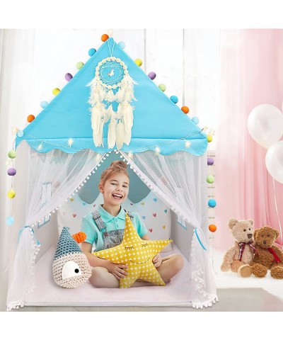 Kids Play Tent Indoor Playhouse for Girls Toddlers Kids Large Princess House Tent with Lights Indoor Children Play House Toys...