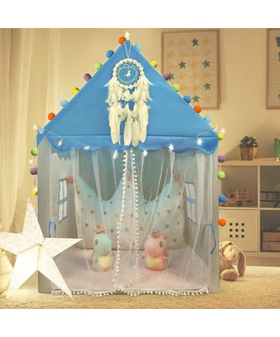 Kids Play Tent Indoor Playhouse for Girls Toddlers Kids Large Princess House Tent with Lights Indoor Children Play House Toys...