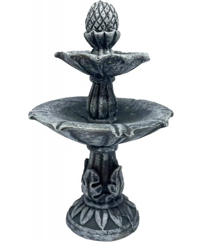 Jane Dollhouse Grey Stone Bird Bath Miniature Garden Accessory $23.72 Dollhouse Accessories