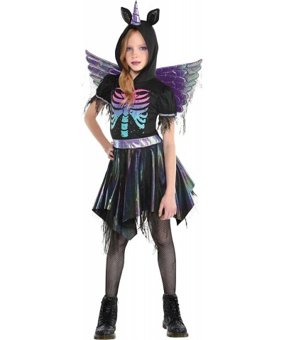 Zombie Unicorn Halloween costume for Girls Medium (8-10) Includes Hooded Dress and Wings multicolor (8405429) $74.86 Kids' Co...