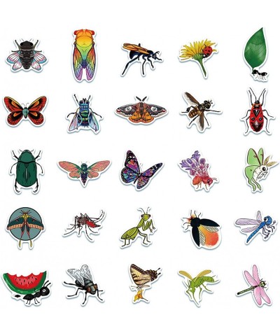 Bug Stickers 50 Pcs Insect Vinyl Decal Waterproof Sticker Pack Perfect for Water Bottle Laptop MacBook Phone Hydro Flask $14....