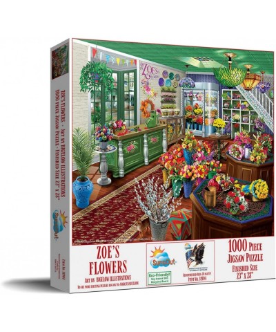 Zoe's Flowers 1000 pc Jigsaw Puzzle $35.75 Jigsaw Puzzles