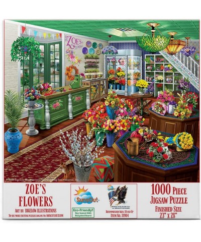 Zoe's Flowers 1000 pc Jigsaw Puzzle $35.75 Jigsaw Puzzles