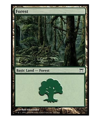 Magic: the Gathering - Forest - Champions of Kamigawa - Foil $9.72 Magic Kits & Accessories