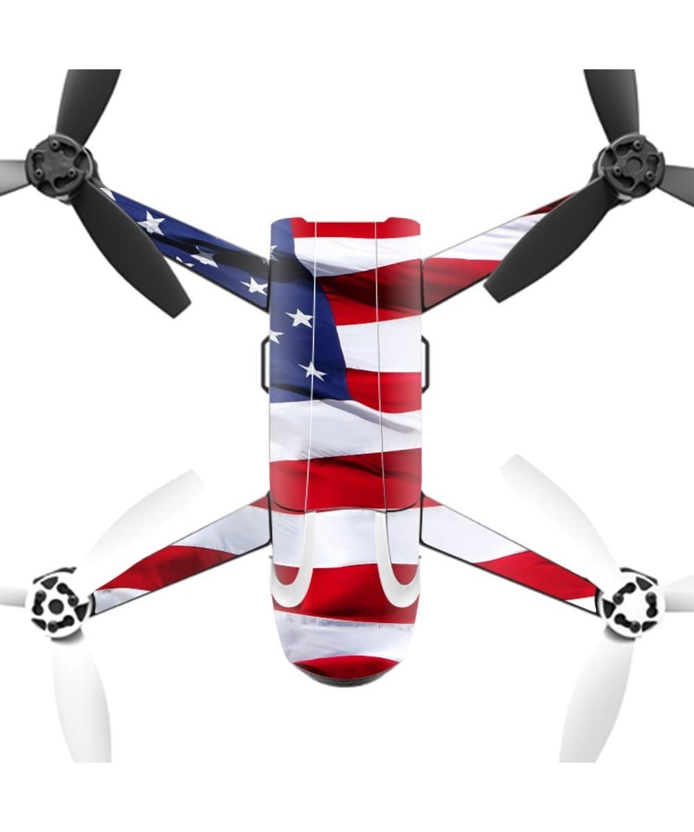 MightySkins Skin Compatible with Parrot Bebop 2 Quadcopter Drone wrap Cover Sticker Skins American Flag $21.45 Hobby RC Quadc...