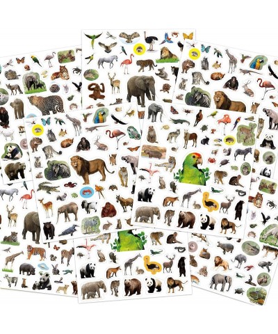 Jungle Animal Stickers 400 Safari Animal Assortment 8 Sheets $16.92 Kids' Drawing & Writing Boards