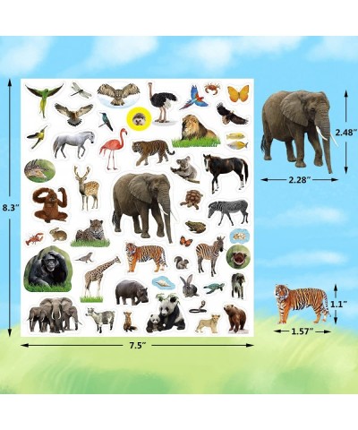 Jungle Animal Stickers 400 Safari Animal Assortment 8 Sheets $16.92 Kids' Drawing & Writing Boards