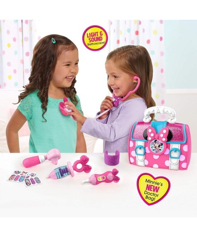 Disney Junior’s Minnie Mouse Bow-Care Doctor Bag Set Includes a Lights and Sounds Stethoscope $32.66 Toy Medical Kits