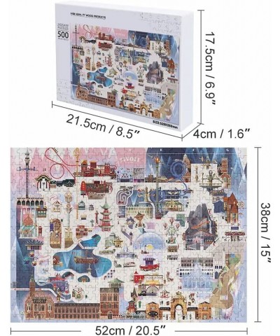 Adults Jigsaw Puzzle 500 Piece Wooden Adults Children Puzzles Firefighters Home Art Educational Puzzle Family Game Gift for A...