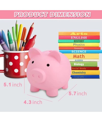 Cute Piggy Bank Unbreakable Plastic Money Bank Coin Bank for Boys Girls Kids Children's Shatterproof Savings Toy Bank Practic...