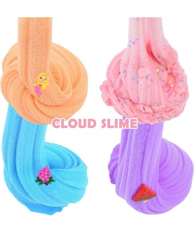 Super Slime with 12 Pack Premium Cloud Slime Kit Include Candy Ice Cream Cute Slime Charms Mini Slime Putty Toy for Girls Boy...