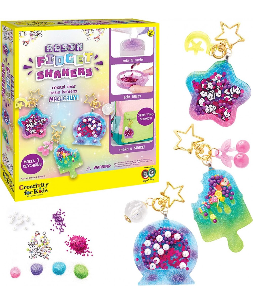 Resin Fidget Shakers - Create 3 Sensory Keychains DIY Crafts for Kids Age 8-10+ $29.87 Kids' Drawing & Writing Boards